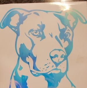 Pitbull Permanent Vinyl Decal